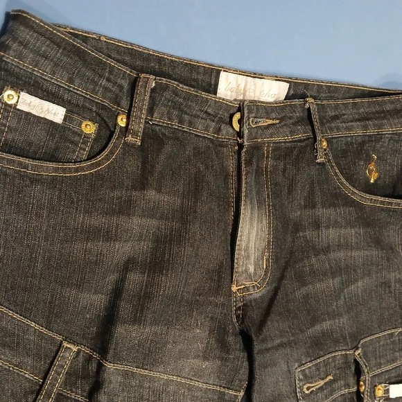 Pre-loved Women's Vintage Baby Phat Black Jeans - Picture 12 of 14